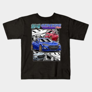 KDM Hyundai Genesis Coupe Kids T-Shirt